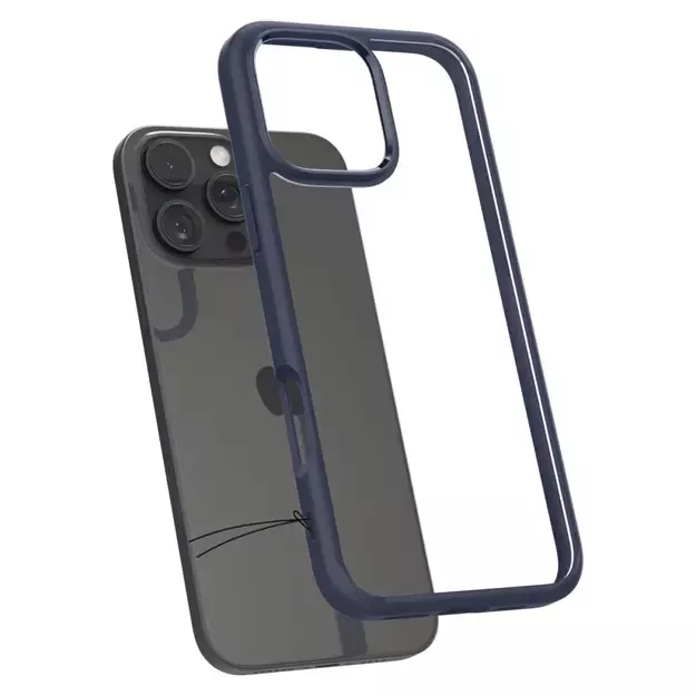 Spigen Ultra Hybrid iPhone 16 Pro Case - Blue 6