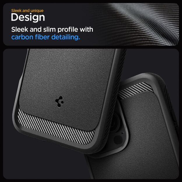 Spigen Rugged Armor MagSafe Case for iPhone 16 Pro Max - Black 9