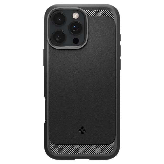 Spigen Rugged Armor MagSafe Case for iPhone 16 Pro Max - Black 1