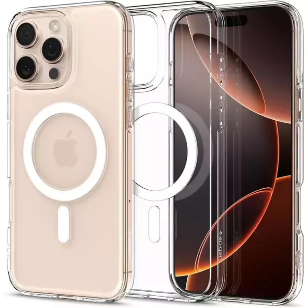 Spigen Ultra Hybrid Mag Case with MagSafe for iPhone 16 Pro Max - White