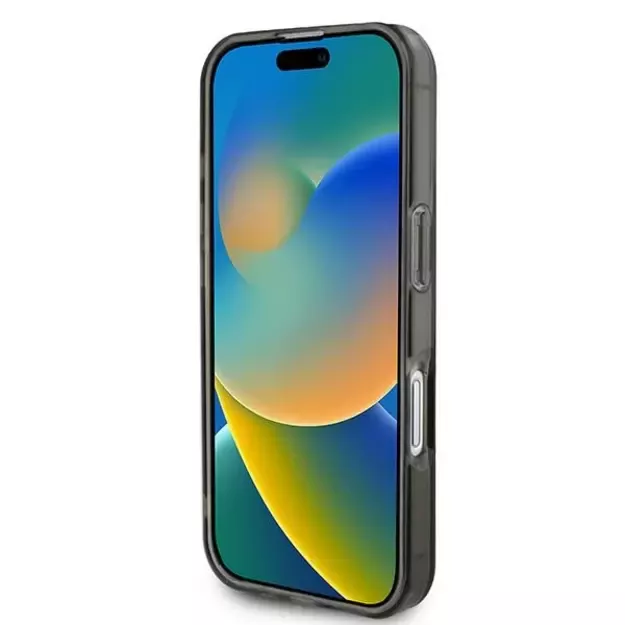 Guess IML Glitter Circle MagSafe case for iPhone 16 - black 11