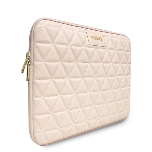 Guess Quilted cover for a 13&quot  laptop - pink 1