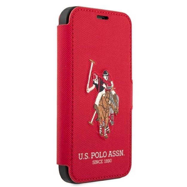 US Polo USFLBKP12SPUGFLRE iPhone 12 mini 5,4  czerwony/red book Polo Embroidery Collection 2