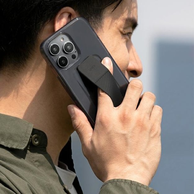 Uniq Heldro Mount case for iPhone 14 Pro - gray 8