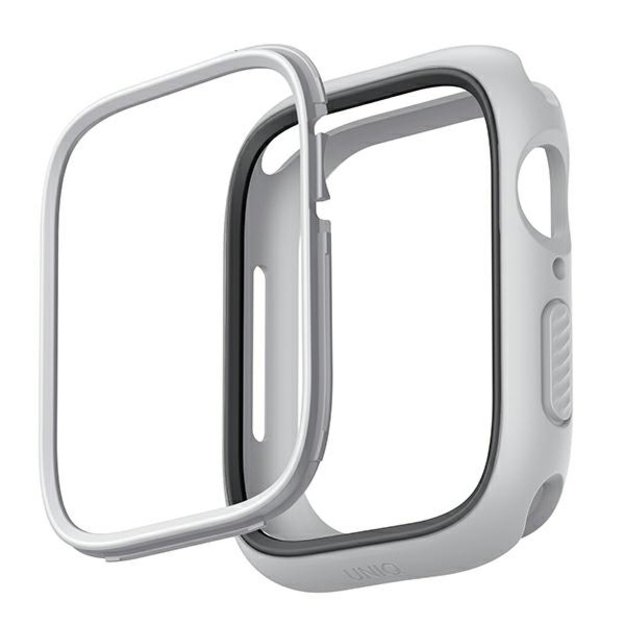 Uniq Moduo case for Apple Watch 4/5/6/7/8/SE/SE2 44/45mm - chalk gray 1
