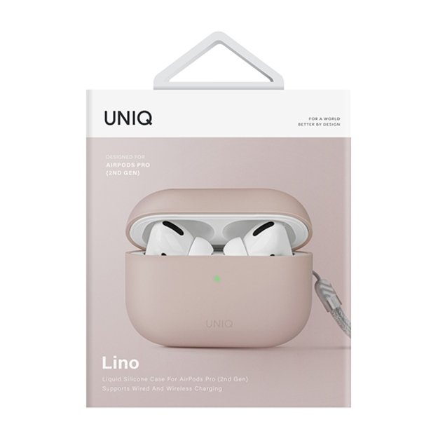 Uniq Lino case for AirPods Pro 2 - pink 3