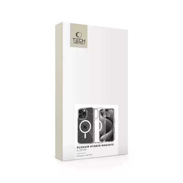 Tech-Protect FlexAir Hybrid MagSafe Case for iPhone 16 Pro - Clear 8