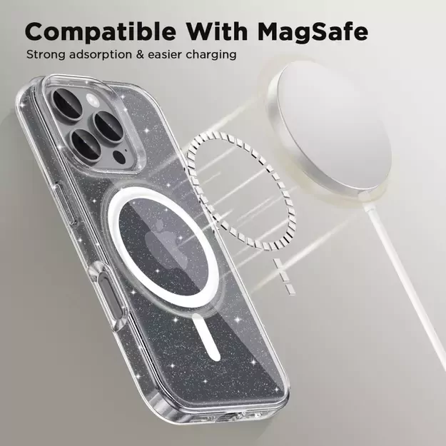 Tech-Protect FlexAir Hybrid MagSafe Case for iPhone 16 Pro - Clear 5