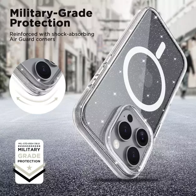 Tech-Protect FlexAir Hybrid MagSafe Case for iPhone 16 Pro - Clear 7