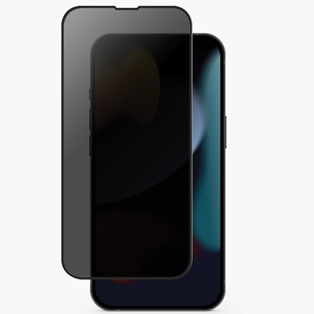Uniq Optix Privacy Tempered Glass for iPhone 14/13/13 Pro with Applicator 1