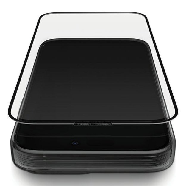 Uniq Optix Vivid glass for iPhone 15 Pro with applicator 3