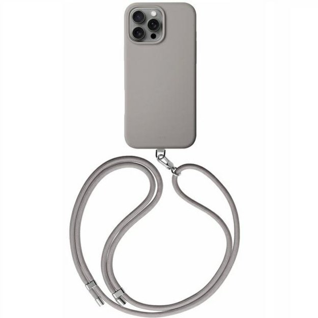 Uniq Coehl Creme iPhone 16 Pro Max 6.9&quot  Magnetic Charging case gray/taupe gray