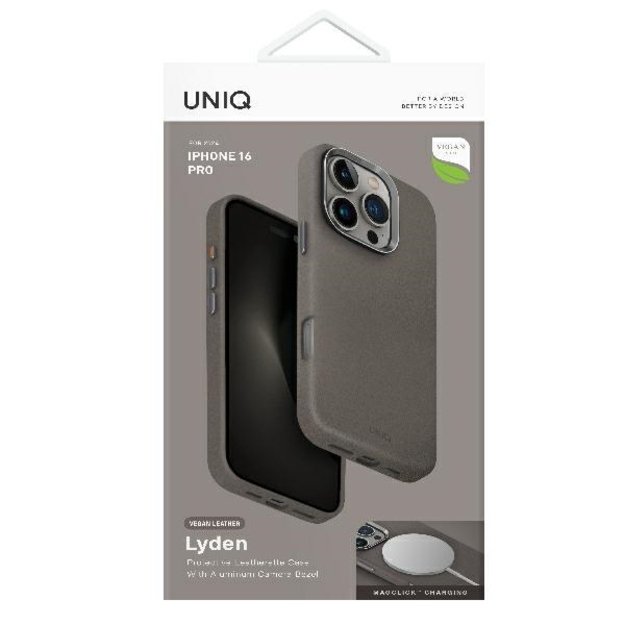 Uniq Lyden Magclick Charging Case for iPhone 16 Pro - Gray 5