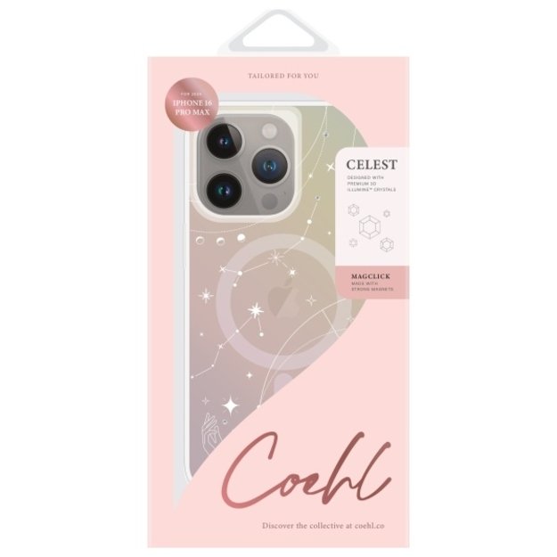 Uniq Coehl Celest Magnetic Charging Case for iPhone 16 Pro Max - Iridescent 5