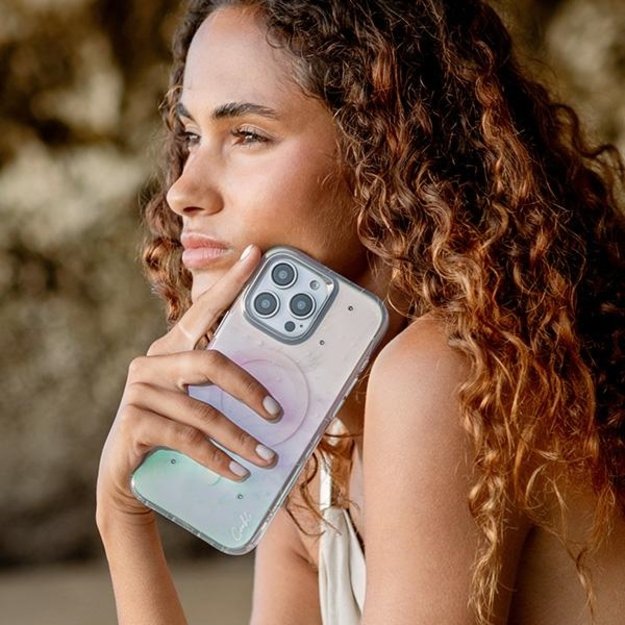 Uniq Coehl Celest Magnetic Charging Case for iPhone 16 Pro Max - Iridescent 9