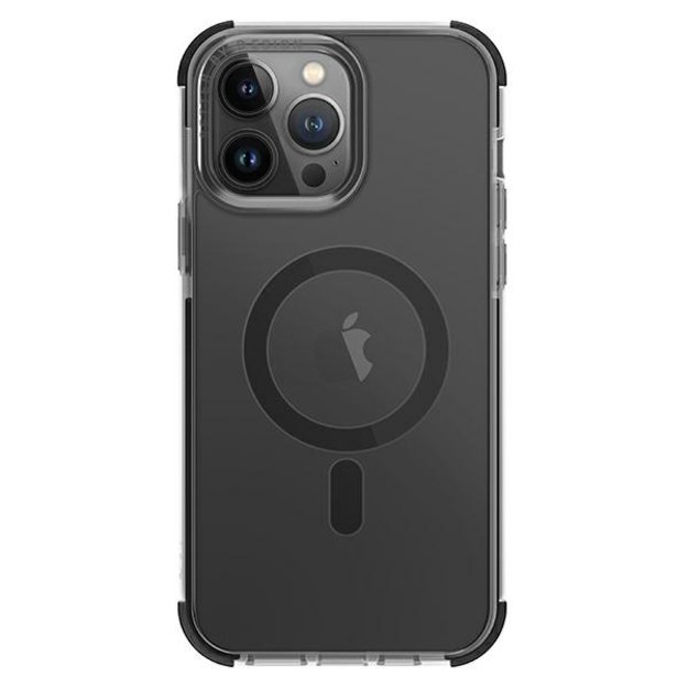 Uniq Combat iPhone 14 Pro 6.1&quot  case Magclick Charging black/concrete charcoal 1