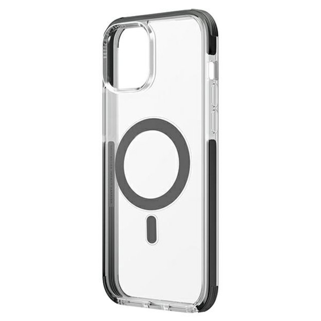 Uniq Combat iPhone 14 Pro 6.1&quot  case Magclick Charging black/concrete charcoal 2