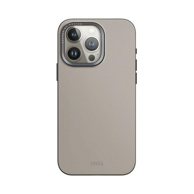 Uniq Lyden DS iPhone 15 Pro 6.1&quot  Magclick Charging case beige-green/ivory-lichen green 2