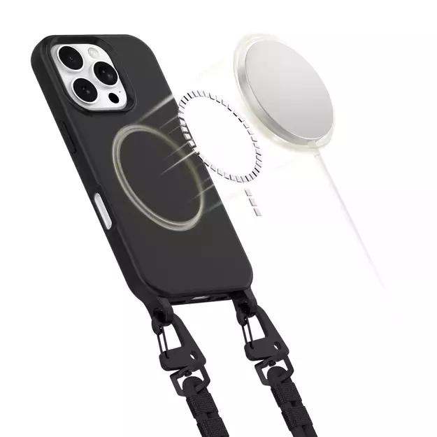 Tech-Protect MagNecklace MagSafe Case for iPhone 16 Pro Max - Black 1