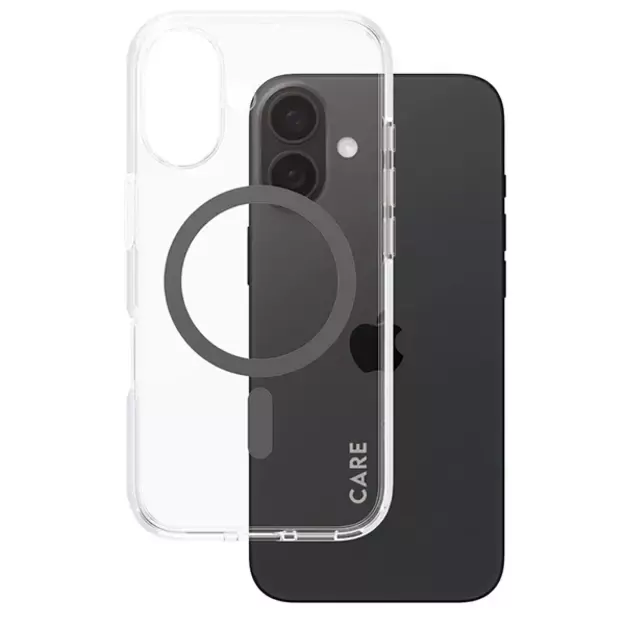 CARE by PanzerGlass Flagship Case iPhone 16 6.1&quot  black/black MagSafe 1345 1