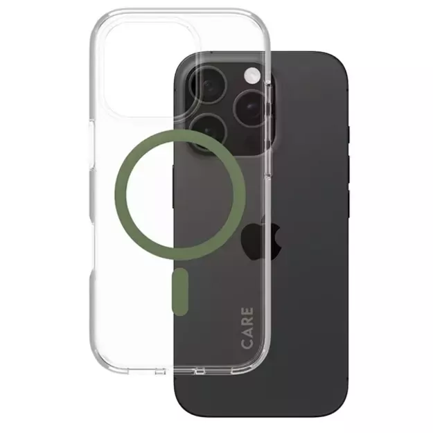 CARE by PanzerGlass Flagship Case iPhone 16 Pro 6.3&quot  green/green MagSafe 1370 4