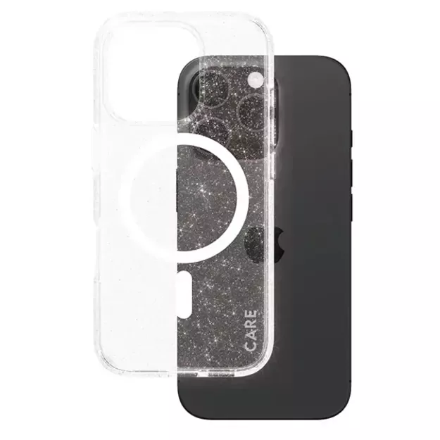 CARE by PanzerGlass Flagship Star Lit Case iPhone 16 Pro 6.3&quot  white/white MagSafe 1342 4