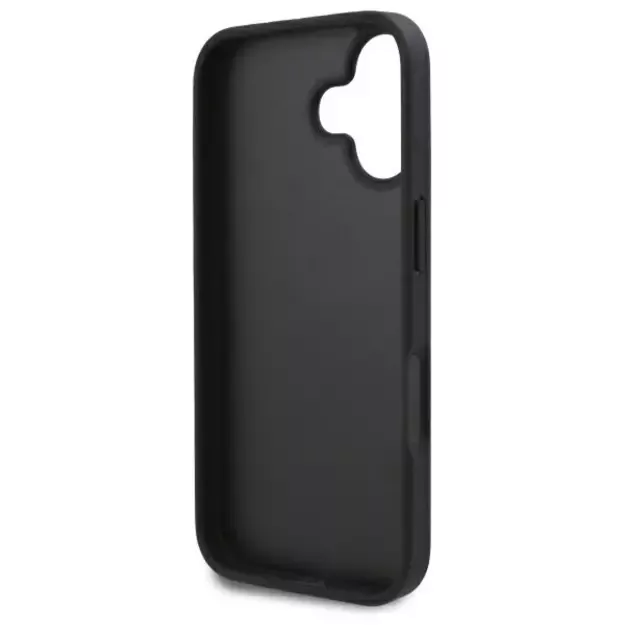Karl Lagerfeld Cardslots Monogram iPhone 16 Case - Black 6