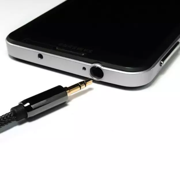 Wozinsky universal mini jack cable 2x AUX cable 2 m black 6