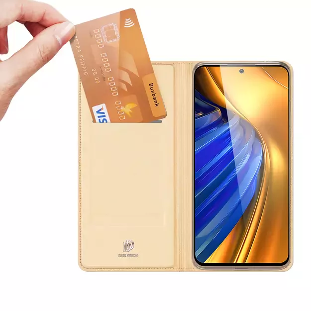 Dux Ducis Skin Pro Holster Cover Flip Cover for Xiaomi Poco F4 5G gold 21
