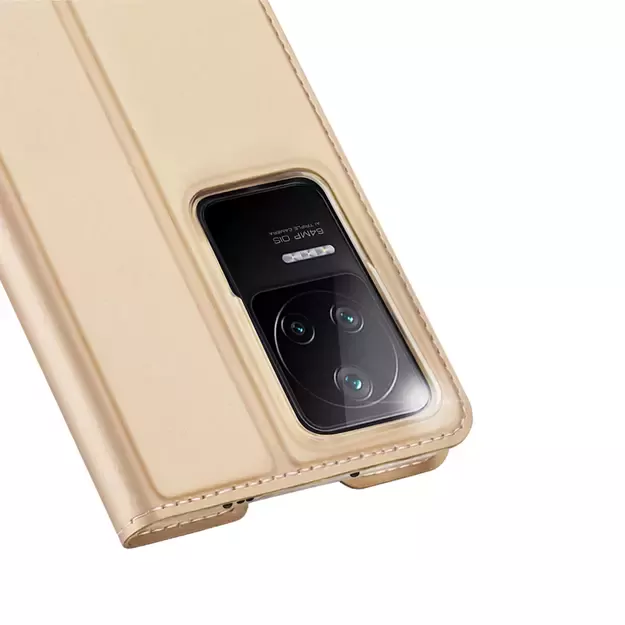 Dux Ducis Skin Pro Holster Cover Flip Cover for Xiaomi Poco F4 5G gold 22