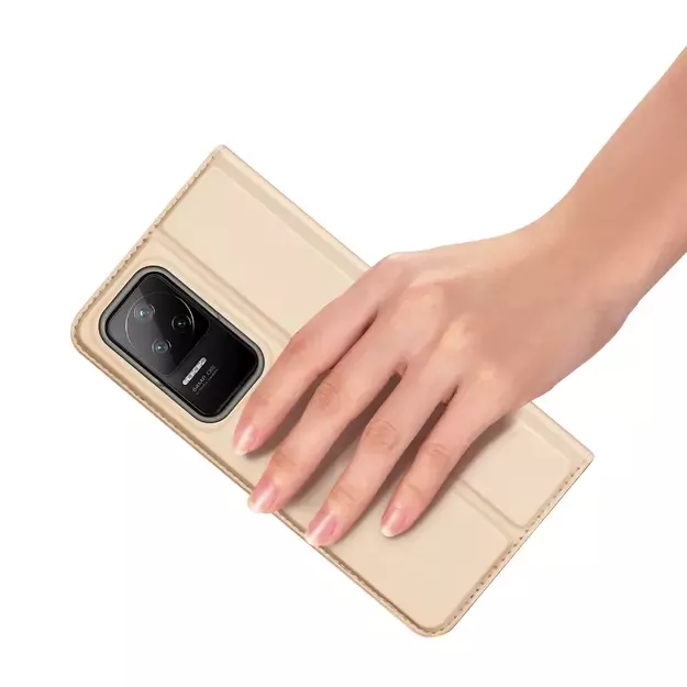 Dux Ducis Skin Pro Holster Cover Flip Cover for Xiaomi Poco F4 5G gold 26