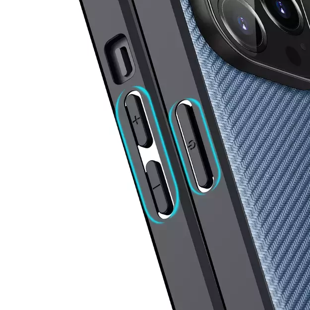 Dux Ducis Fino case cover iPhone 14 Pro Max blue nylon 6