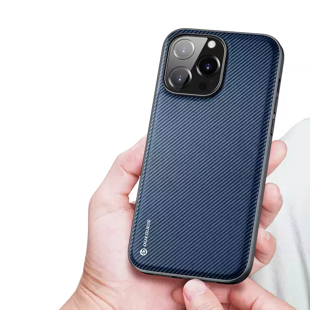 Dux Ducis Fino case cover iPhone 14 Pro Max blue nylon 3