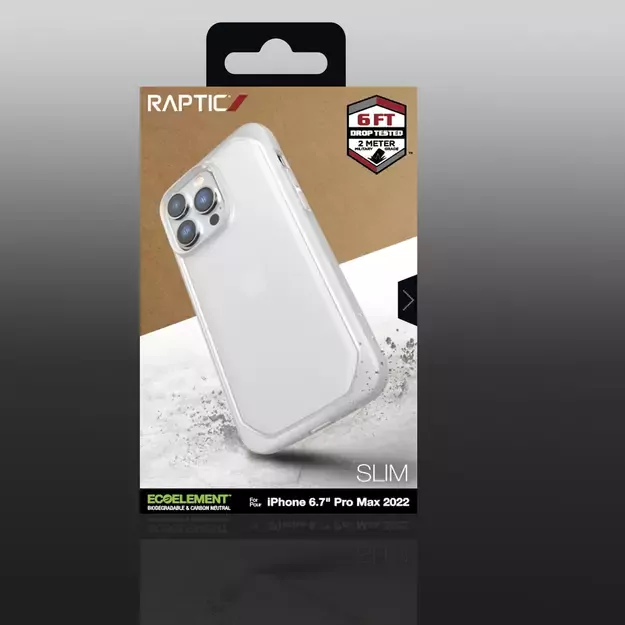 Raptic X-Doria Slim Case iPhone 14 Pro Max back cover transparent 18