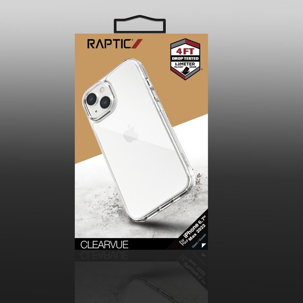 Raptic X-Doria Clearvue Case iPhone 14 Plus back cover clear 5
