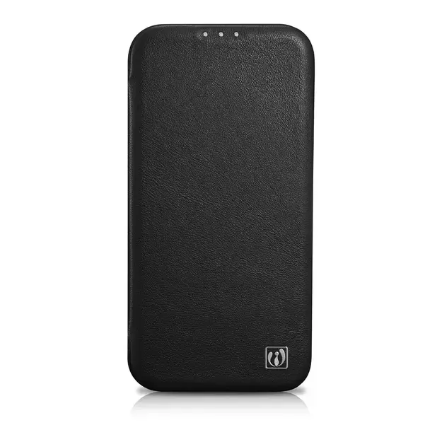 iCarer CE Premium Leather Folio Case iPhone 14 Plus Magnetic Flip Leather Folio Case MagSafe black (WMI14220715-BK) 46