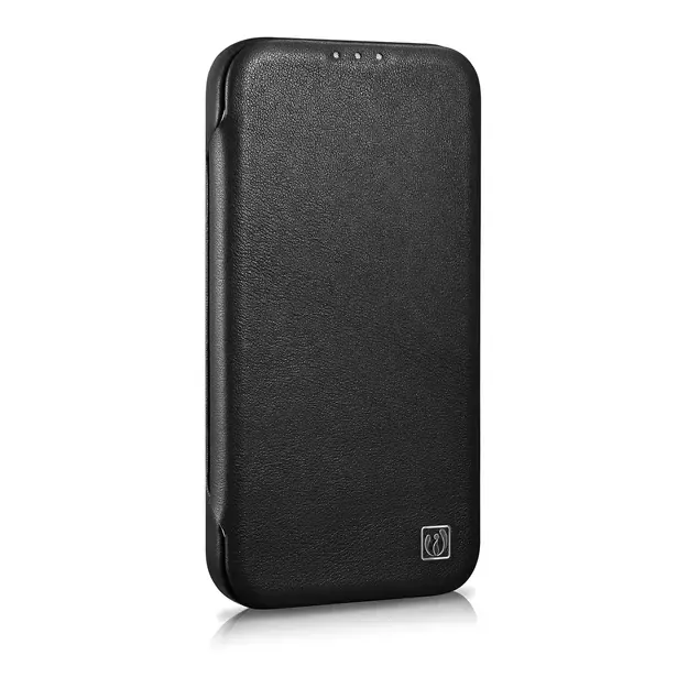 iCarer CE Premium Leather Folio Case iPhone 14 Plus Magnetic Flip Leather Folio Case MagSafe black (WMI14220715-BK) 48