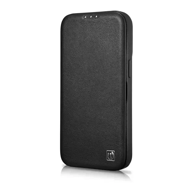iCarer CE Premium Leather Folio Case iPhone 14 Plus Magnetic Flip Leather Folio Case MagSafe black (WMI14220715-BK) 49