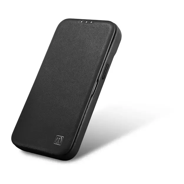 iCarer CE Premium Leather Folio Case iPhone 14 Plus Magnetic Flip Leather Folio Case MagSafe black (WMI14220715-BK) 51