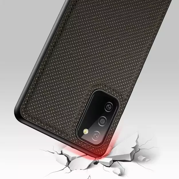 Dux Ducis Fino case covered with nylon material for Samsung Galaxy A03s green 5