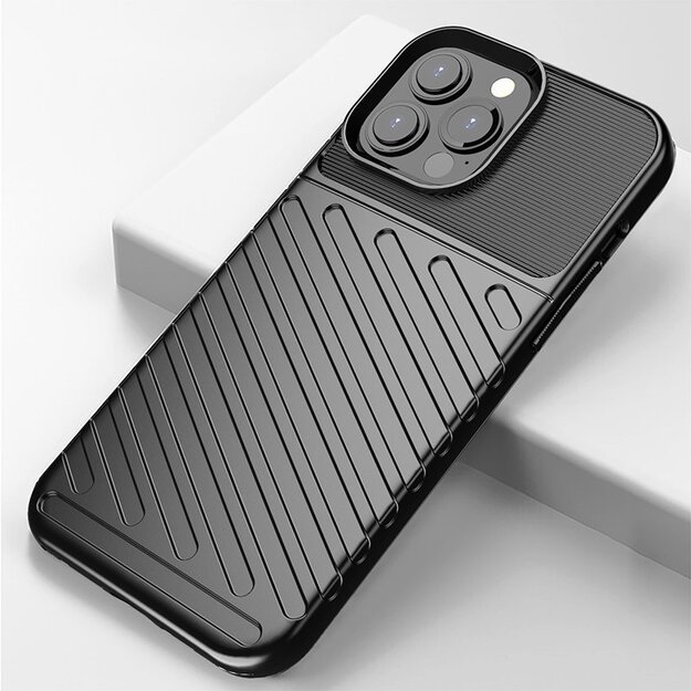 Thunder Case Flexible Tough Rugged Cover TPU Case for iPhone 13 Pro Max blue 28