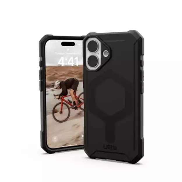 UAG Essential Armor Magsafe iPhone 16 Case - Black 4