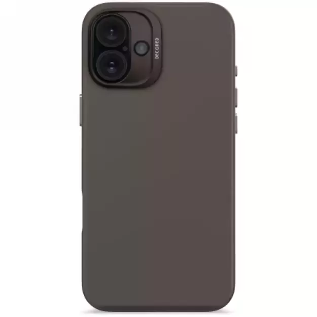 Decoded AntiMicrobial Silicone Backcover MagSafe for iPhone 16 Plus - Brown