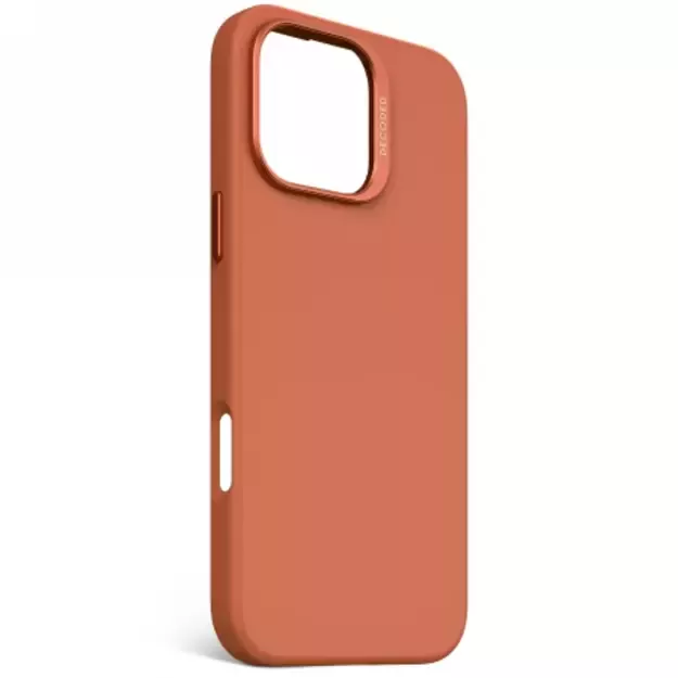 Decoded AntiMicrobial Silicone Backcover with MagSafe for iPhone 16 Pro Max - Orange 1