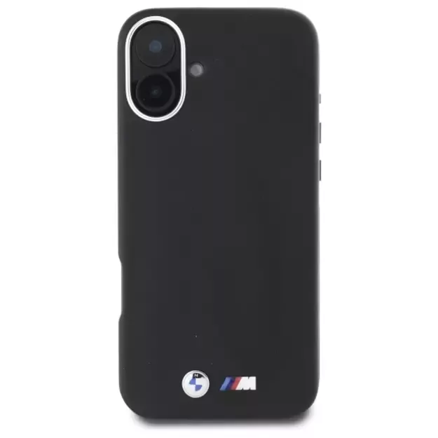 BMW M Smooth Full Wrapped Metal MagSafe case for iPhone 16 - black 2