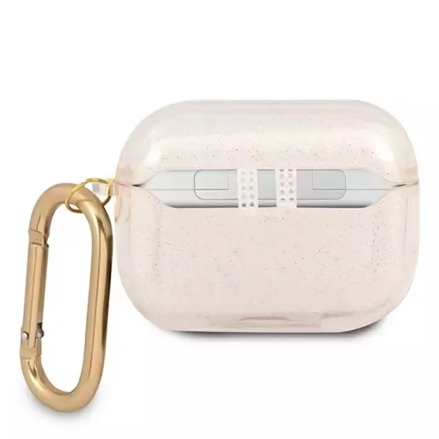 Guess GUAPUCG4GD AirPods Pro cover gold/gold Glitter Collection 1