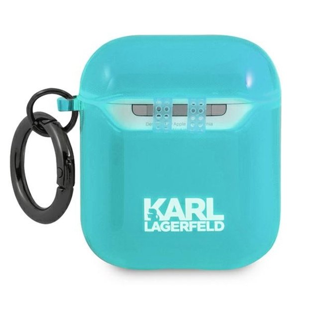 Karl Lagerfeld Choupette Case for AirPods 1/2 - Blue 1
