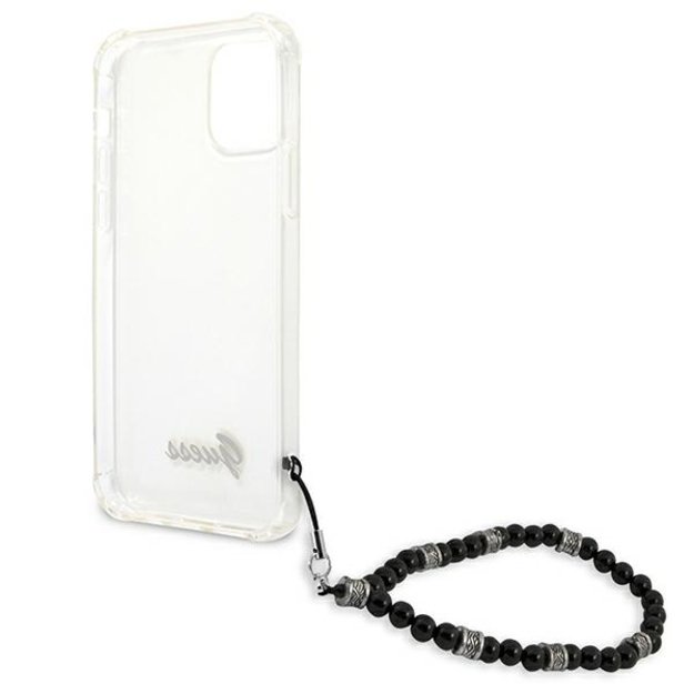 Guess GUHCP12MKPSBK iPhone 12/12 Pro 6.1&quot  Transparent hardcase Black Pearl 6