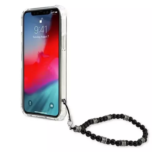 Guess GUHCP12MKPSBK iPhone 12/12 Pro 6.1&quot  Transparent hardcase Black Pearl 11