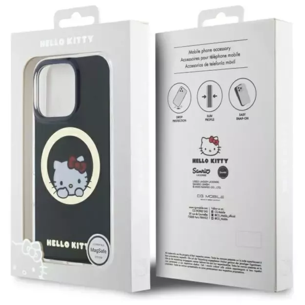 Hello Kitty IML Sweet Kitty Magsafe Case for iPhone 16 Pro Max - Black 7